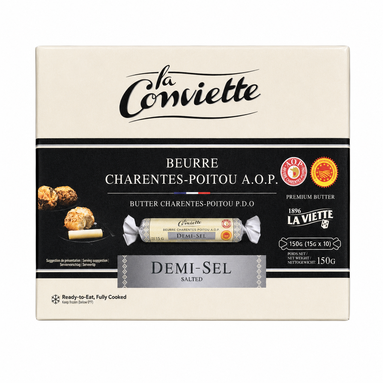 La Conviette Salted Butter ( Demi-Sel ) (15g x 10P)